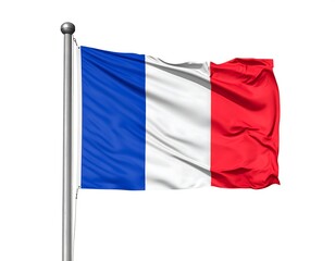 French flag waving