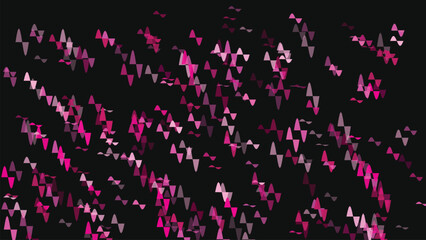 Pink purple abstract wave triangle shapes vector