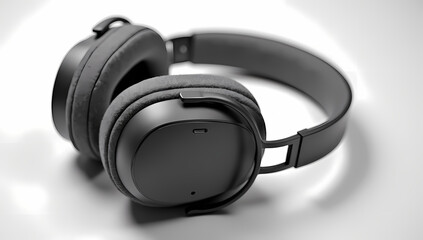 Premium Black Over Ear Headphones for Immersive Audio Experience