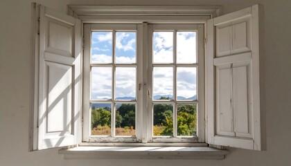 Obraz premium A vintage window, light and airy