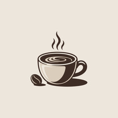 cup of coffee with beans
