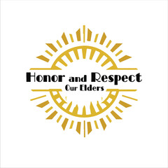 International Day of Older Persons T-Shirt Design Vector, Grandparents Respect, October 1 Celebration