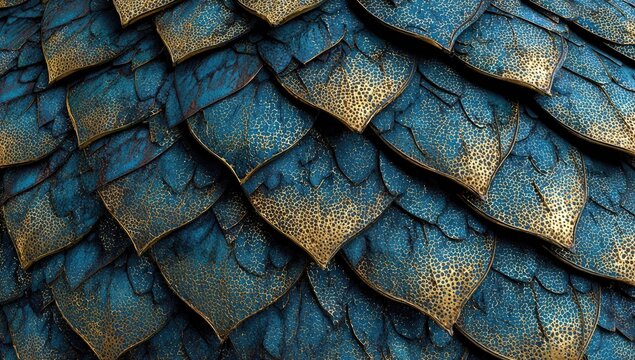 Close-up dragon scale texture (1)