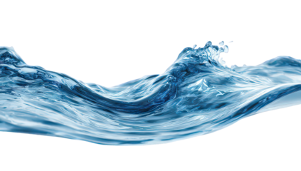 Blue Water Wave Abstract Background