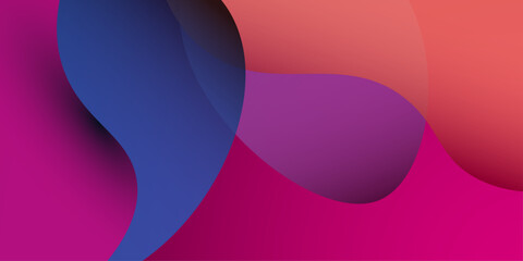 Abstract Background With Dynamic Effect. For Futuristic Ad, Booklets. Abstract shapes overlap, creating soft gradients. Fluid abstract background. Liquid color gradients composition round shapes.