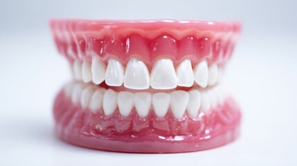 Obraz premium Realistic Dental Model for Educational and Demonstrative Purposes