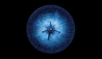 Circular device, intricate design