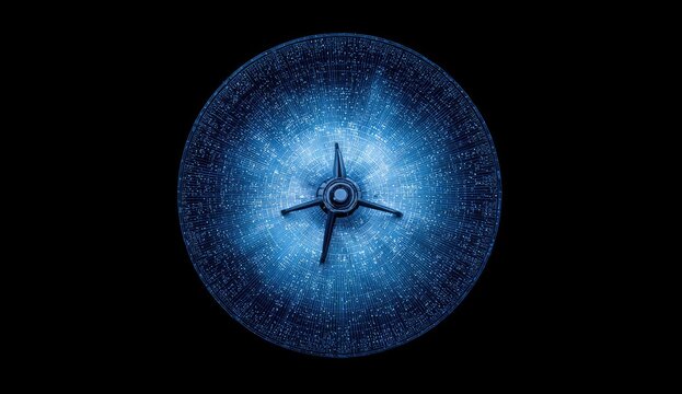 Circular device, intricate design - Powered by Adobe