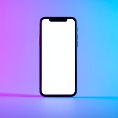 smart phone with blank screen