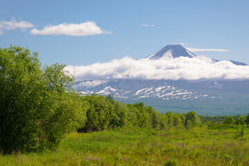 Volcano on the Kamchatka Peninsula