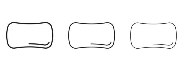 Obraz premium Soap icons in thin line symbols with editable strokes