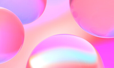 3D rendering, abstract colorful background, glowing circular art. Simple wallpaper