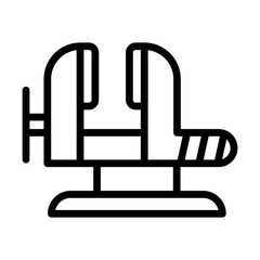 Obraz premium Vise line icon