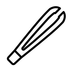 Tweezers line icon