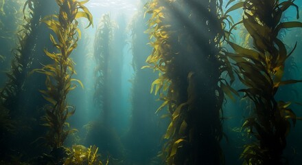 Kelp Forest Sunlight. (4)
