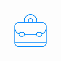 suitcase bag icon sign vector