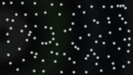 Festive Confetti Stars and Beads Pattern: Abstract Celebration Background for Party Decor

