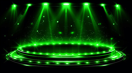 abstract background with glowing lights