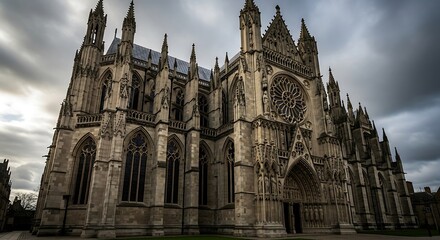Gothic Cathedral Exterior.