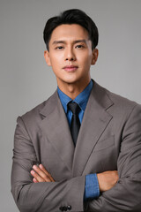 portrait of a handsome young man