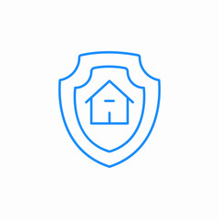 house insurance icon sign vector