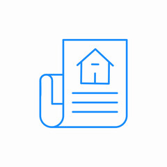rental agreement icon sign vector