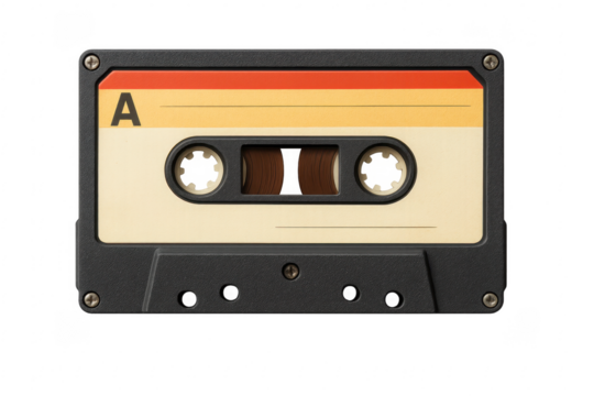 Audio cassette mixing classic music retro nostalgia