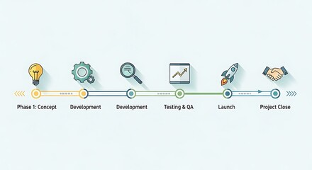 Project Timeline Infographic. (1)