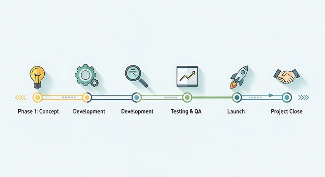 Project Timeline Infographic. (1)