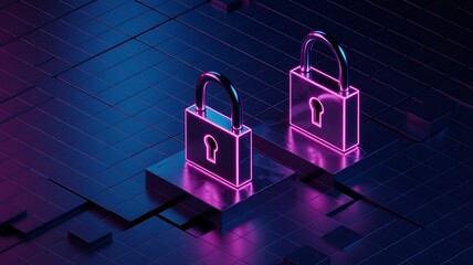 Minimalistic design representing cybersecurity