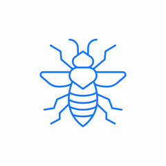 mosquito insect icon sign vector
