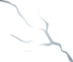 Fototapeta premium Silver Lightning Bolt 