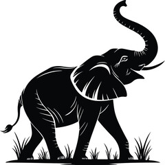vector illustration of an elephant