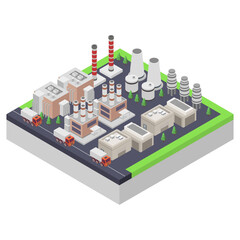 Industrial equipment isometric