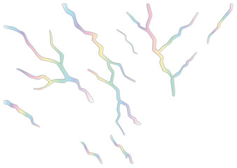 Holographic Lightning Bolt 