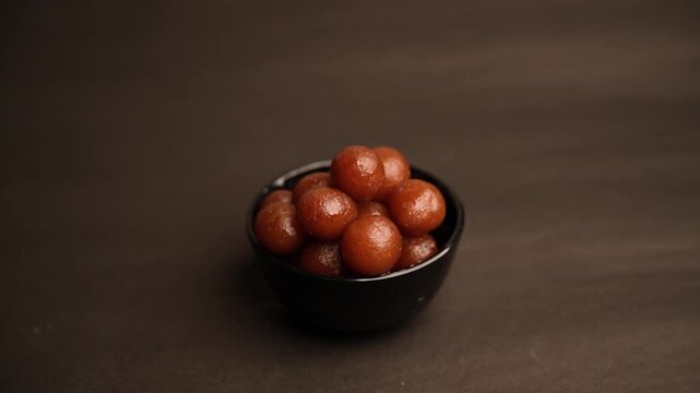 Gulab jamun Indian sweets for Diwali festival