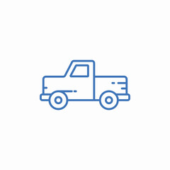 truck van icon sign vector
