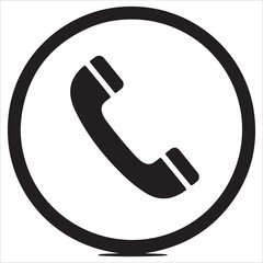 Glossy 3D phone icon vector for website and business contact support design illustration