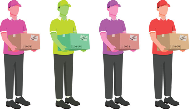 Mobile smart phone with app delivery tracking. Vector modern flat creative info graphics design on application. 3D Vector Illustrations.