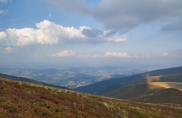 Fototapeta premium Beautiful Carpathian mountains in Ukraine