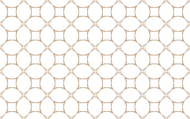 geometric seamless pattern.  Abstract background with interconnected circles and floral motifs. Minimalist backdrop for wallpaper, fabric, stationery, or digital backgrounds