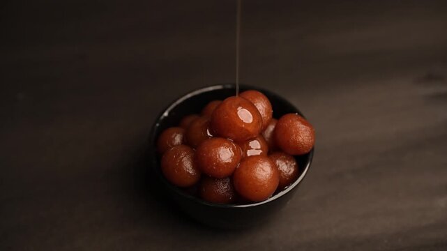 Gulab jamun Indian sweets for Diwali festival
