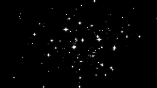 Brust and sparkle star blinking white magic glitter sparkle trail,  alpha channel glowing doodle stars particle, white twinkling particles, starlight dust line, fairy sparkle burs