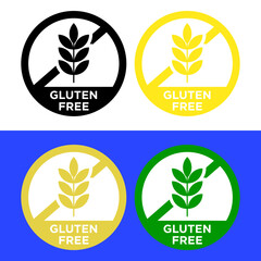 GLUTEN FREE VECTOR ICON