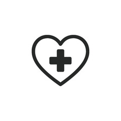 love,heart with cross(icon)
