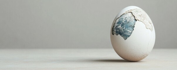 World Egg A Fragile Earth Emerging, Environment ,New-life