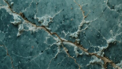 Greenish marble with fossil traces and delicate mineral swirls.