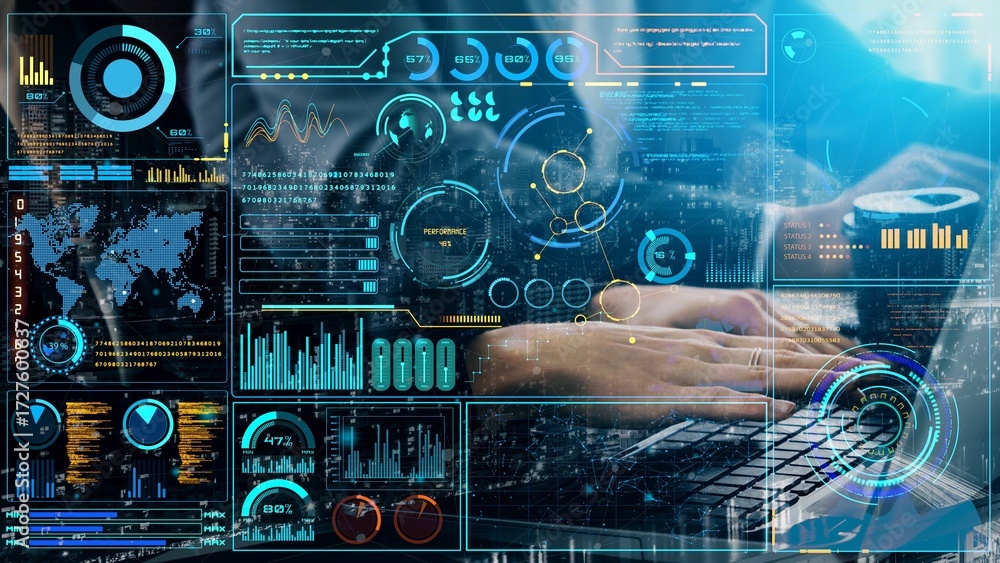 Poster data analytics and big data strategy for real-time analytics, predictive data modeling, business int