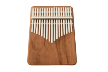 Kalimba mbira thumb piano musical instrument isolated