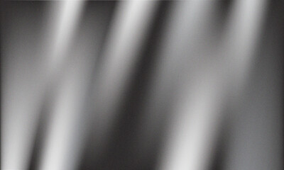 Abstract light gradients and shadows create a textured metallic or reflective surface in a grayscale design.